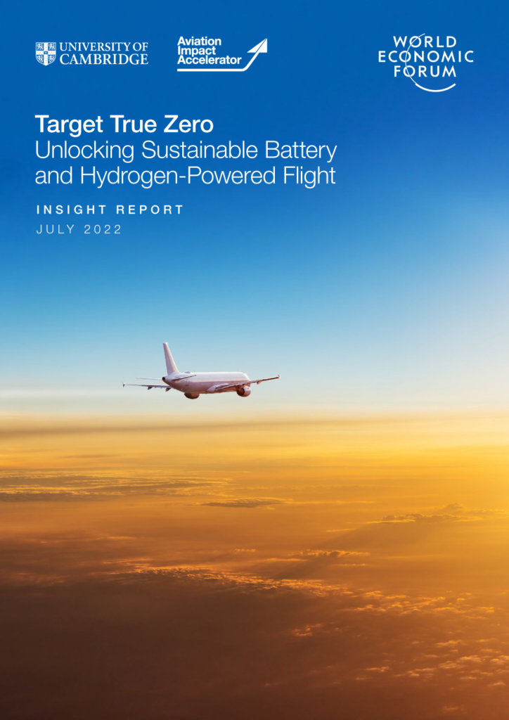 Target True Zero: Unlocking Sustainable Battery and Hydrogen-Powered Flight Insign report